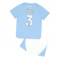 Manchester City Ruben Dias #3 Domaci Dres za djecu 2023-24 Kratak Rukav (+ Kratke hlače)